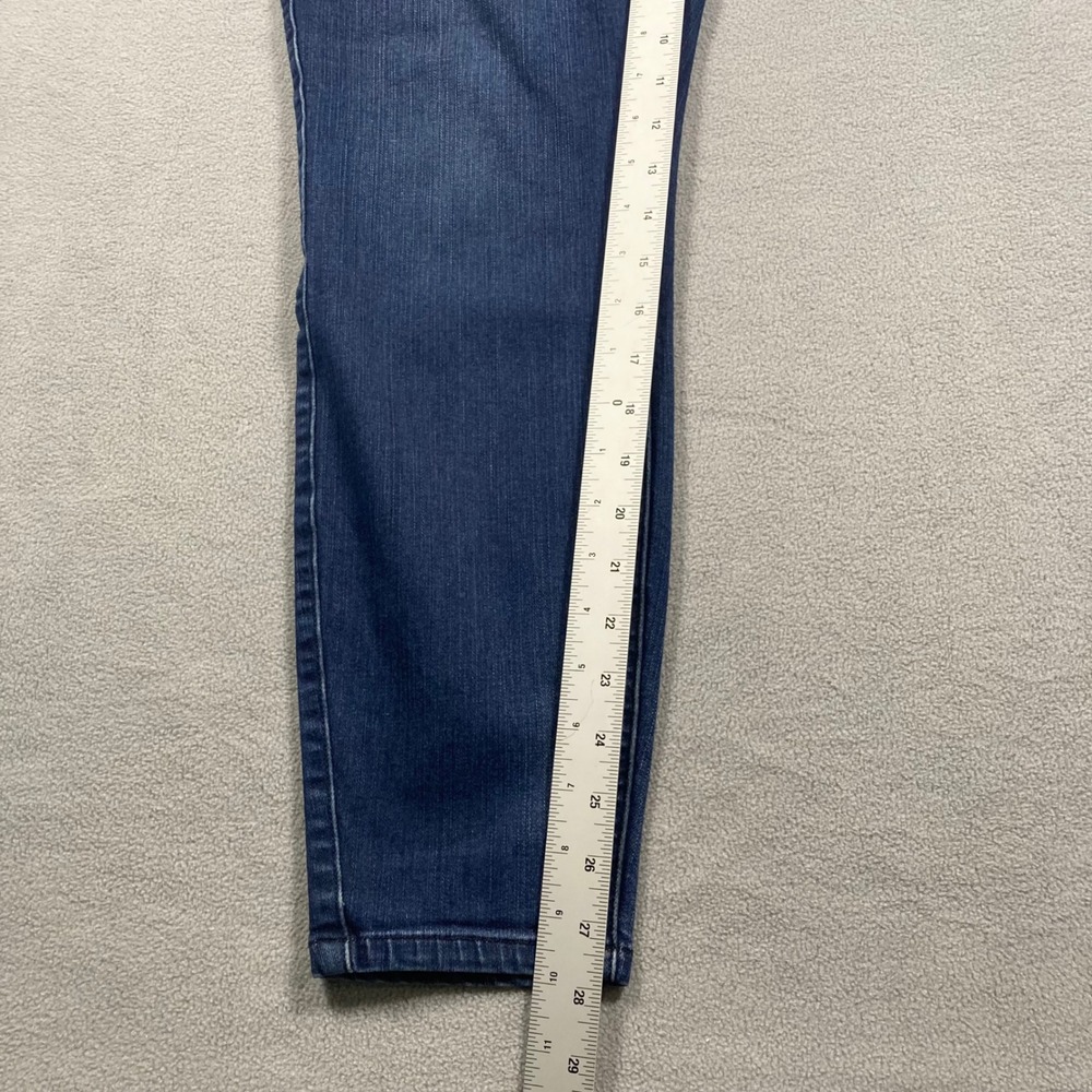 Torrid Jeans Womens 20R Blue Skinny Mid Rise Bombshell Skinny Stretch Dark - Picture 2 of 9